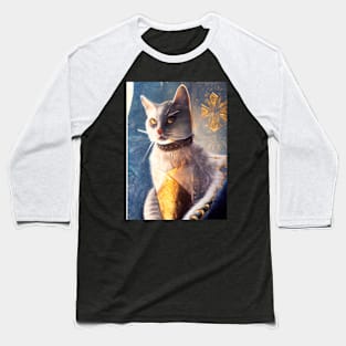 Golden armor knight cat: Queen Baseball T-Shirt